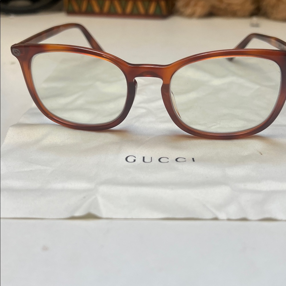 Gucci Tortoiseshell Eyewear readers